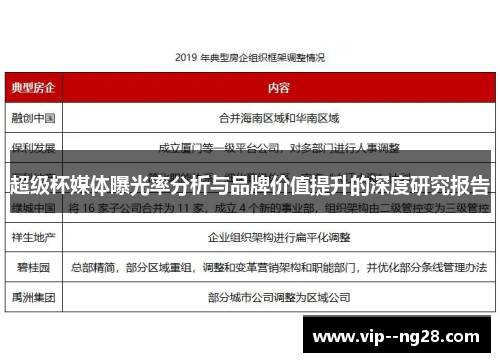 超级杯媒体曝光率分析与品牌价值提升的深度研究报告 超级杯媒体曝光率分析与品牌价值提升的深度研究报告